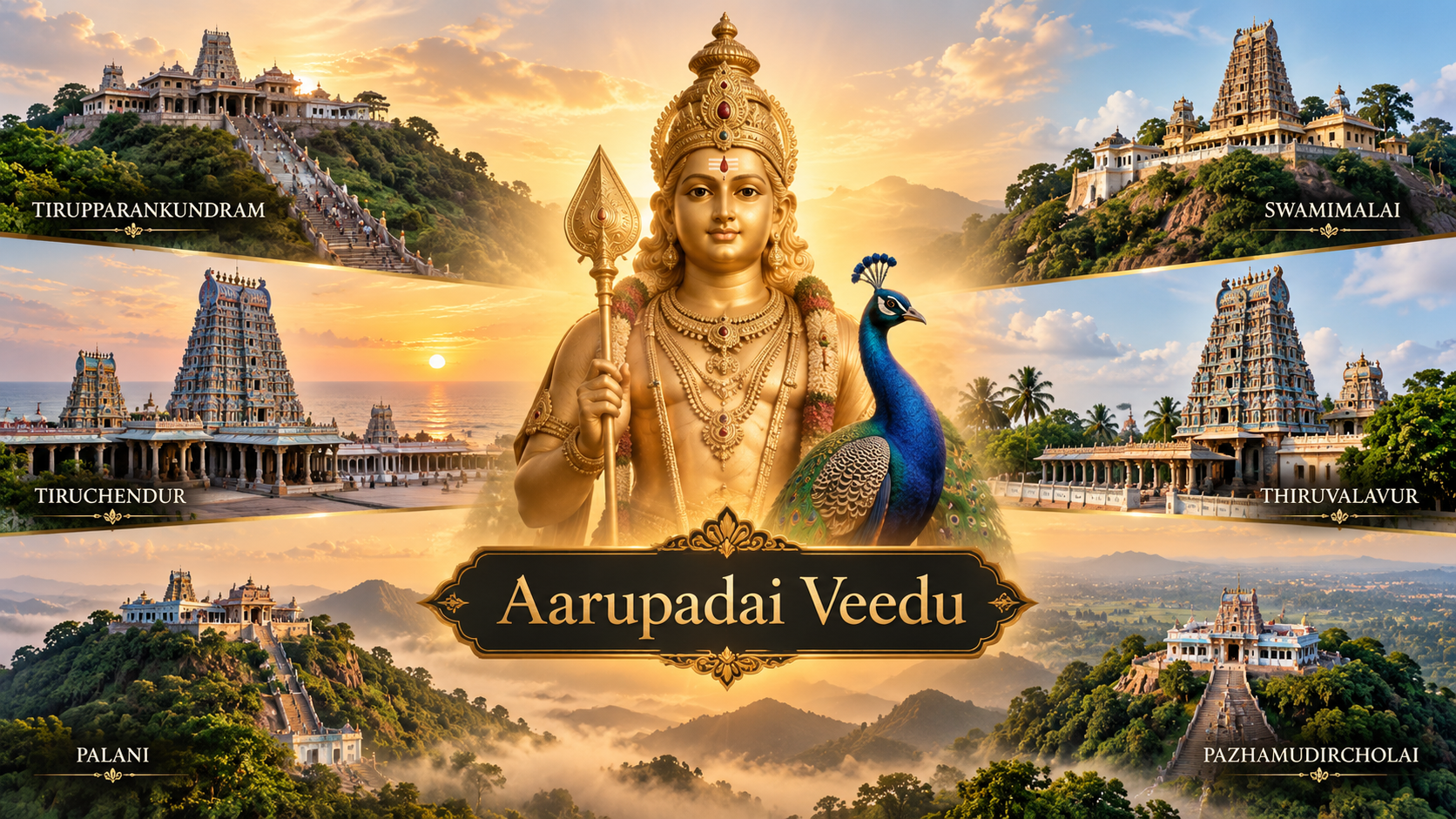 Chennai to Aarupadai Veedu Murugan Tour