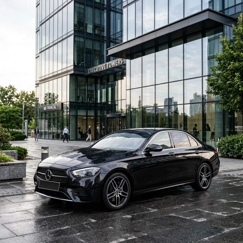 Mercedes-Benz E-Class luxury executive sedan rental Chennai